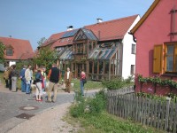 Oekosiedlung-33 kosiedlung Bamberg. Diese Siedlung war Ausgangspunkt und Endpunkt der Exkursion.